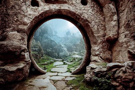 an entrance or portal to a place word hike